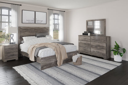 Ralinksi - Two Drawer Night Stand - Gray - The Sleep Loft - Online Mattress Showroom NYC