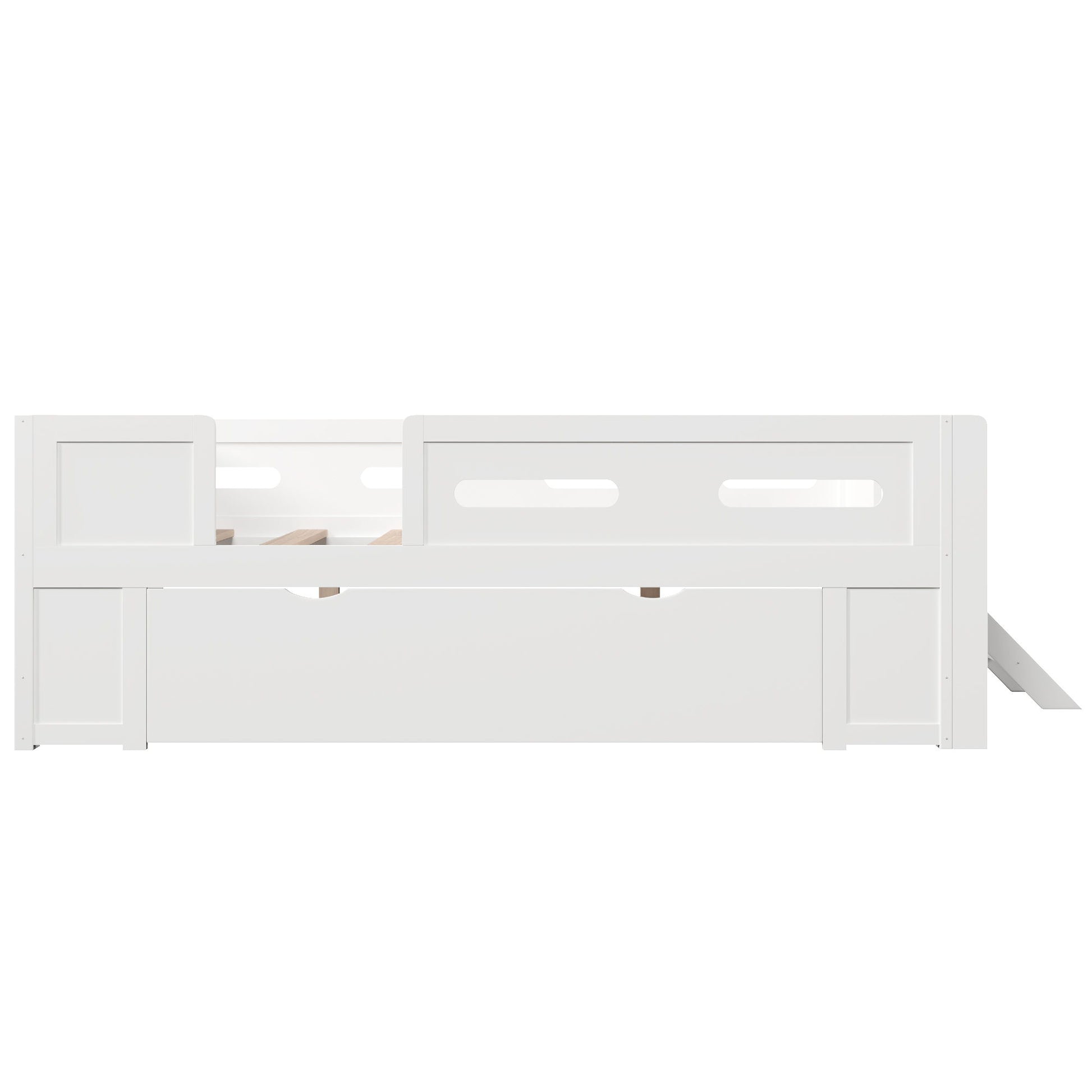 Platform Bed With Guardrail And Drawer - The Sleep Loft - Online Mattress Showroom NYC