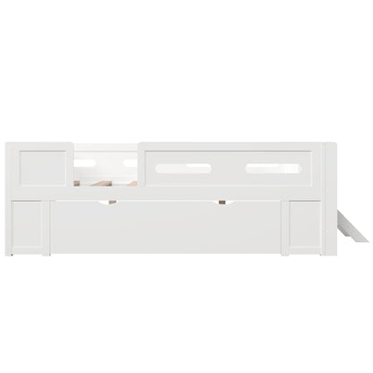 Platform Bed With Guardrail And Drawer - The Sleep Loft - Online Mattress Showroom NYC