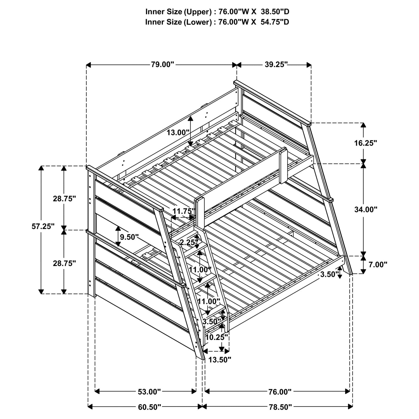 Reeder - Bunk Bed - The Sleep Loft - Online Mattress Showroom NYC