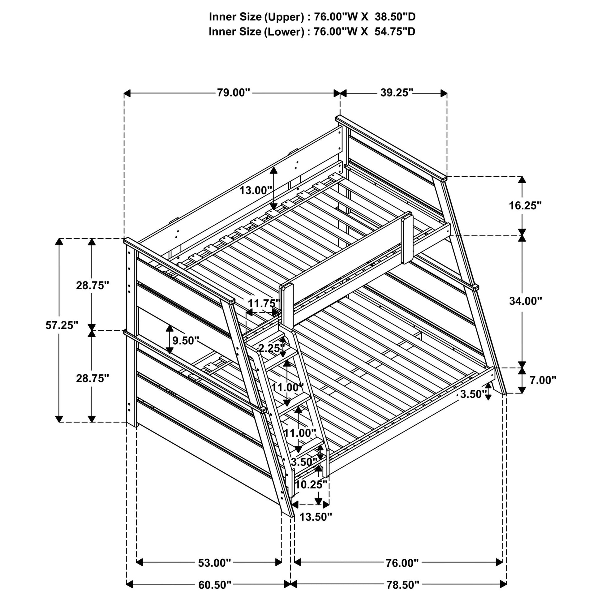 Reeder - Bunk Bed - The Sleep Loft - Online Mattress Showroom NYC