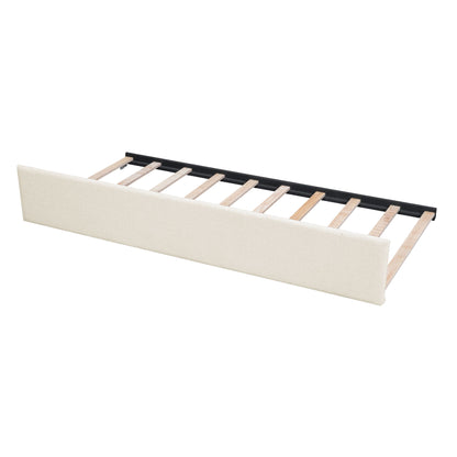 Upholstered Platform Bed With Trundle & Drawers - The Sleep Loft - Online Mattress Showroom NYC