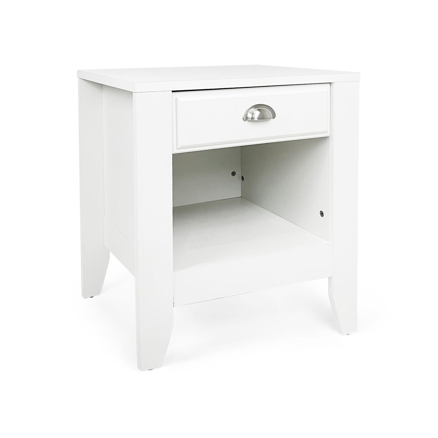 Cleary - Contemporary Nightstand With Drawer - The Sleep Loft - Online Mattress Showroom NYC