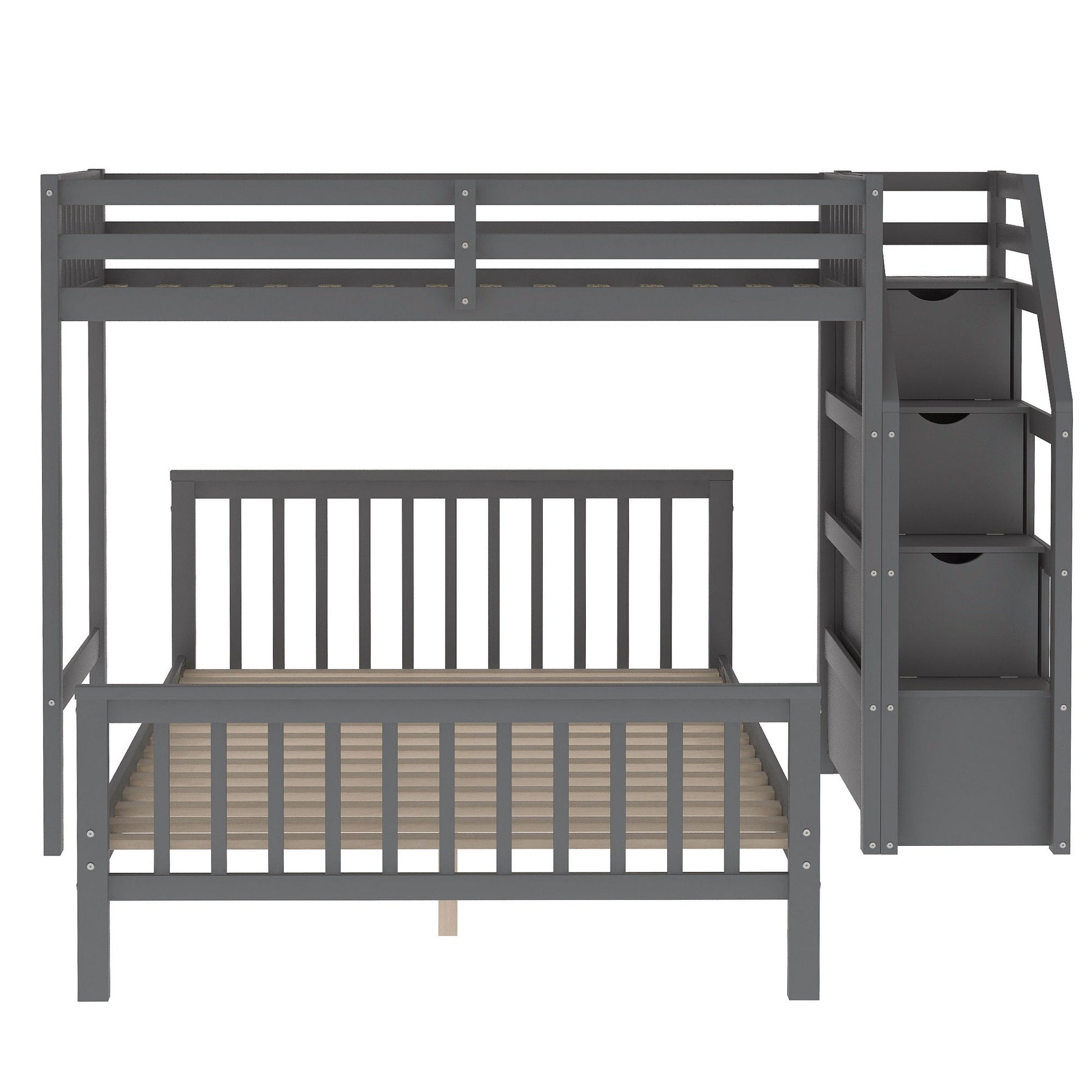 Loft Bed With Staircase And Storage - The Sleep Loft - Online Mattress Showroom NYC