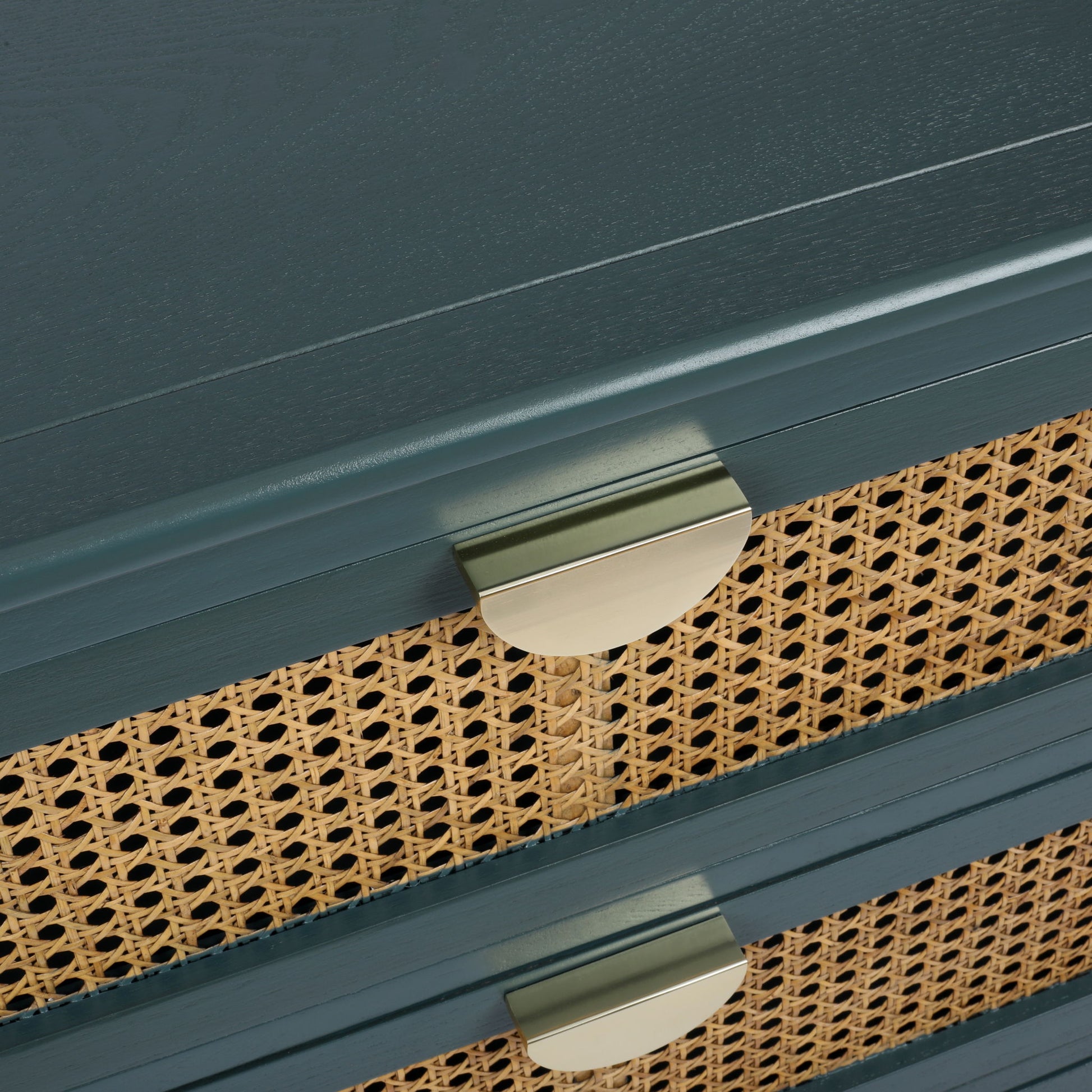 3 Drawer Cabinet, Natural Rattan, American Furniture - The Sleep Loft - Online Mattress Showroom NYC