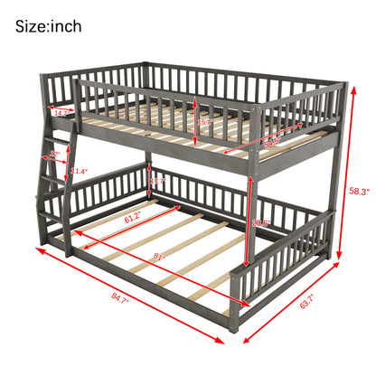 Bunk Bed With Ladder And Guardrails - The Sleep Loft - Online Mattress Showroom NYC