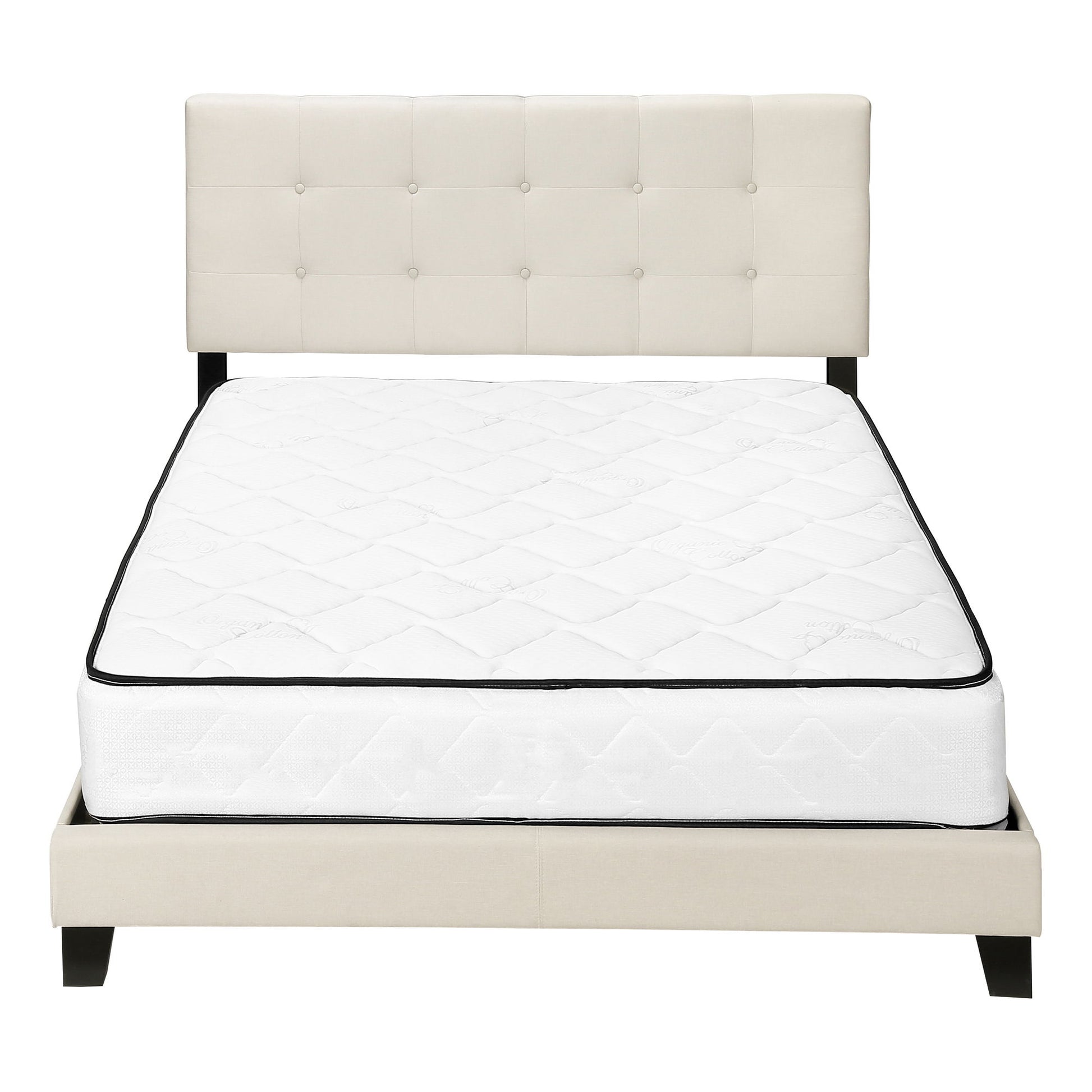 Bed, Upholstered, Frame Only, Transitional - The Sleep Loft - Online Mattress Showroom NYC