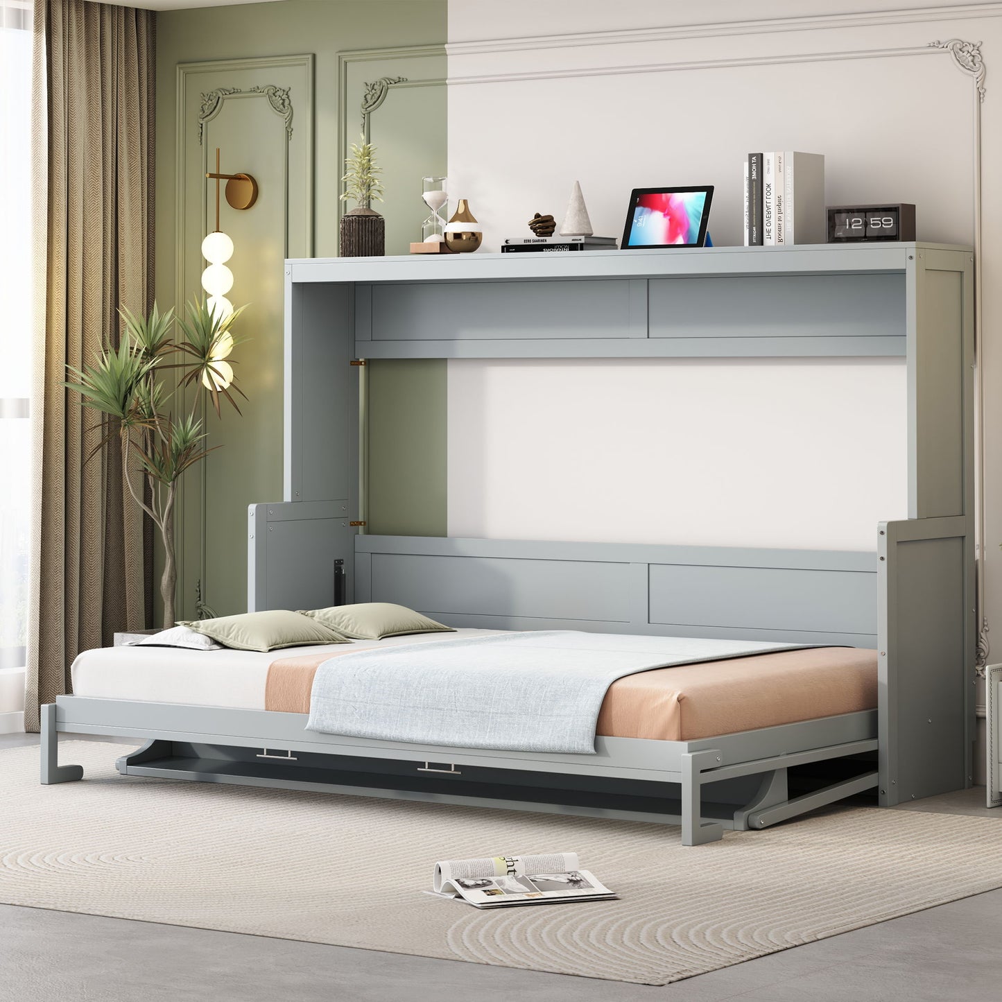 Murphy Bed With Hydraulic Lift & Desk Design - The Sleep Loft - Online Mattress Showroom NYC