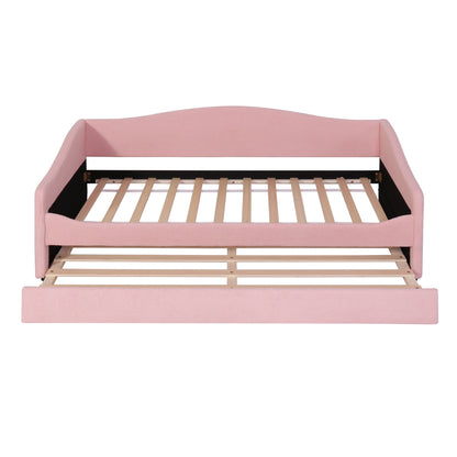 Design Upholstered Daybed With Light And Trundle - The Sleep Loft - Online Mattress Showroom NYC