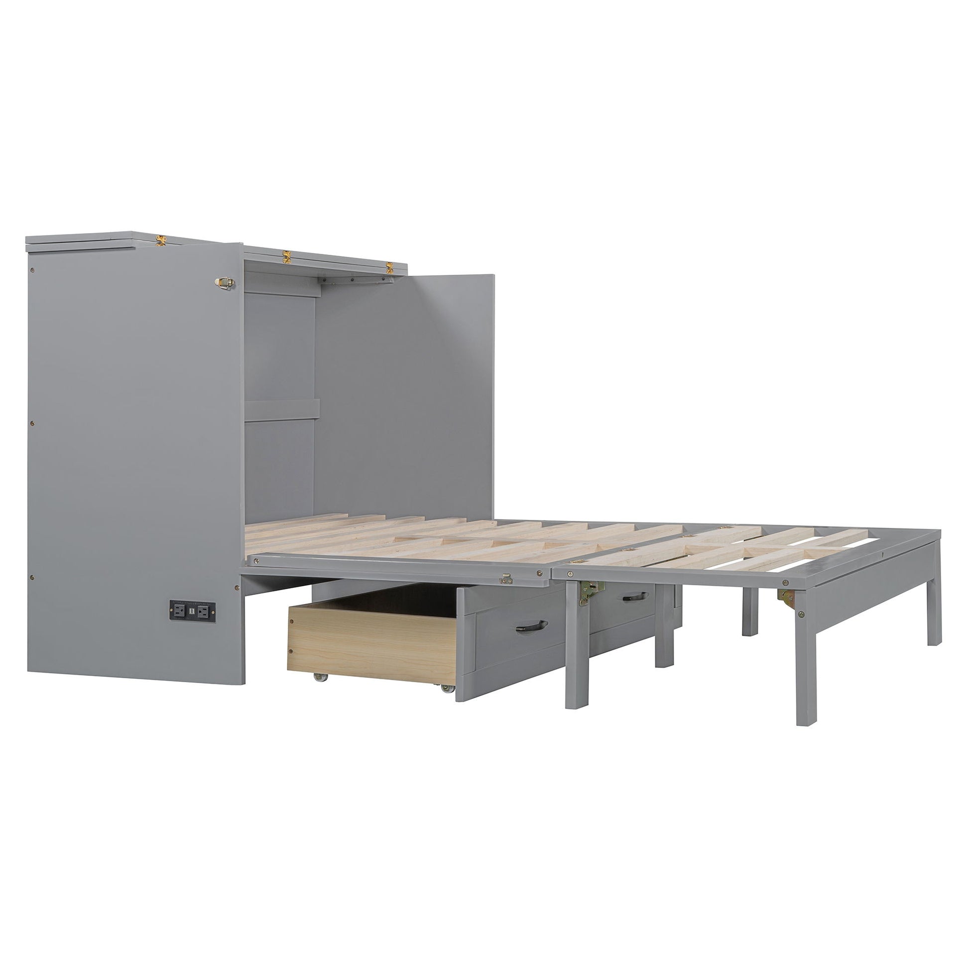 Murphy Bed With Large Drawers - The Sleep Loft - Online Mattress Showroom NYC
