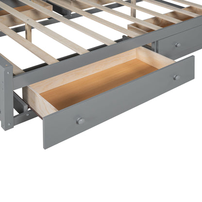 Bed With All In One Cabinet, Shelf And Sockets - The Sleep Loft - Online Mattress Showroom NYC