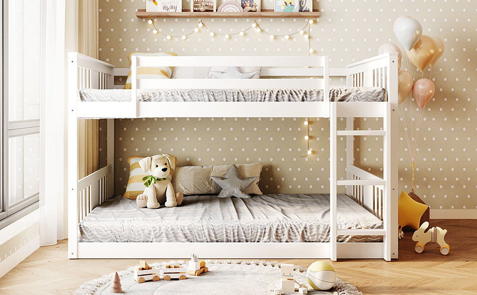 Bunk Bed With Ladder - The Sleep Loft - Online Mattress Showroom NYC