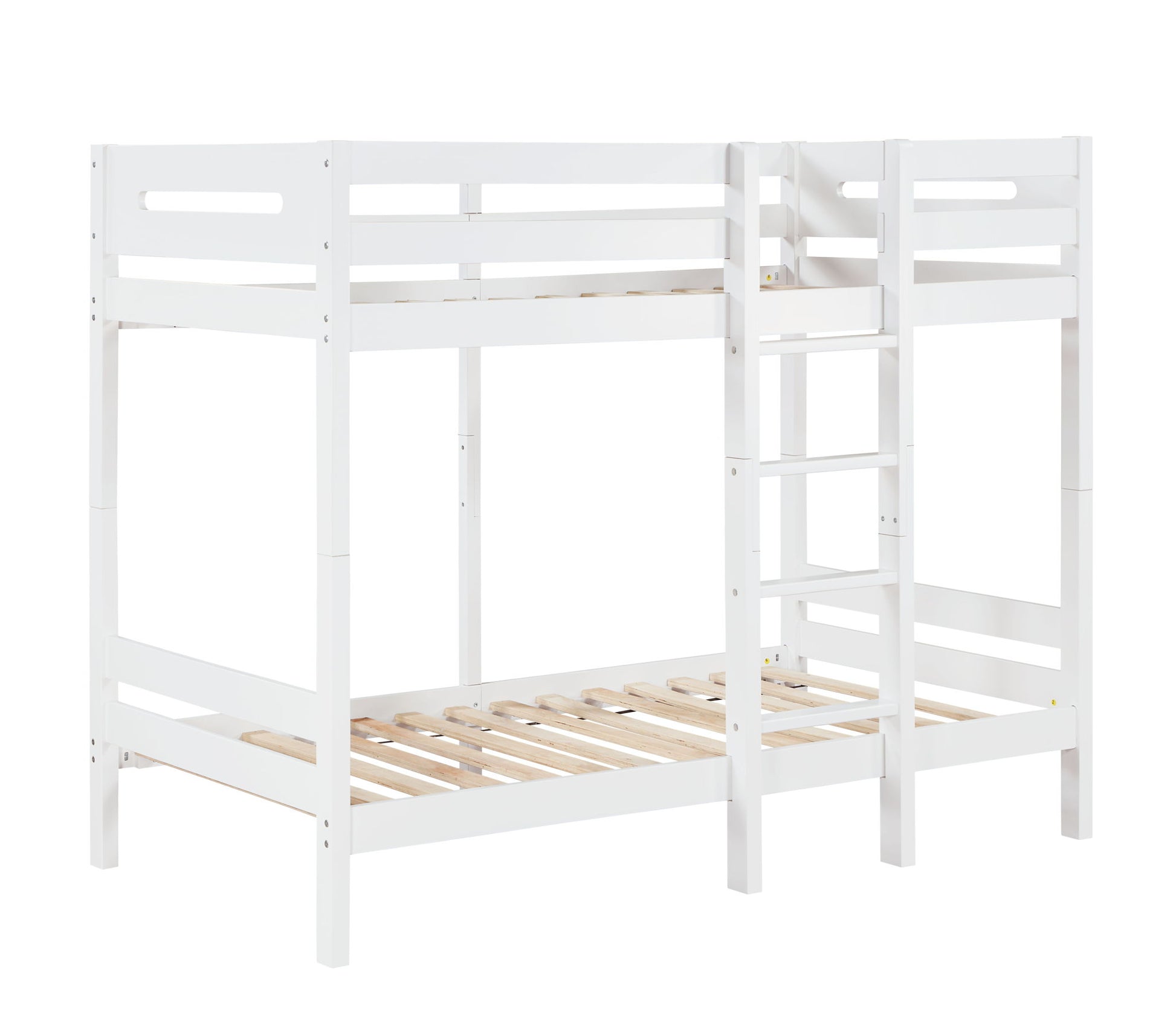 Esin - Twin Twin Bunk Bed - White - The Sleep Loft - Online Mattress Showroom NYC