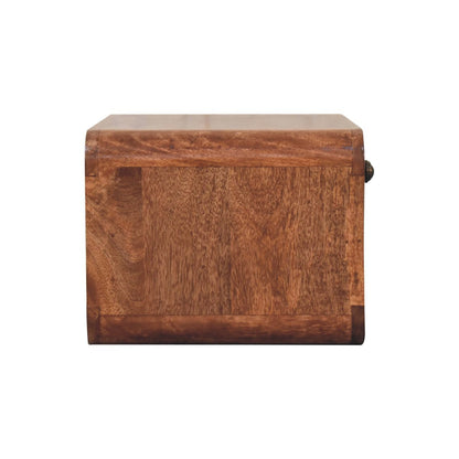 Curve Upper Slot Floating Nightstand - The Sleep Loft - Online Mattress Showroom NYC