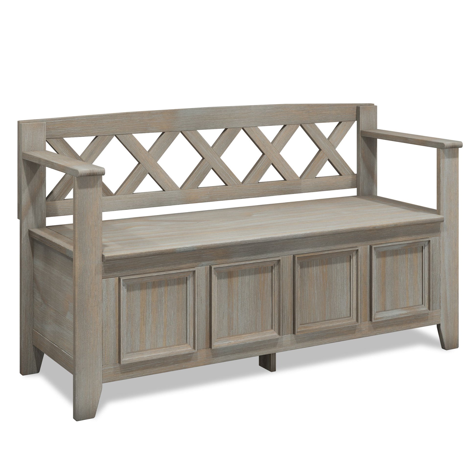 Amherst - Handcrafted Entryway Storage Bench - The Sleep Loft - Online Mattress Showroom NYC