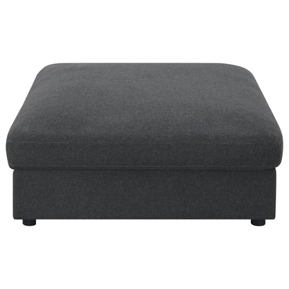 Serene 6-piece Upholstered Modular Sectional Sofa Charcoal