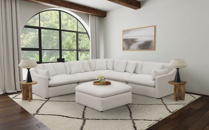 Hobson Upholstered Corner Ivory