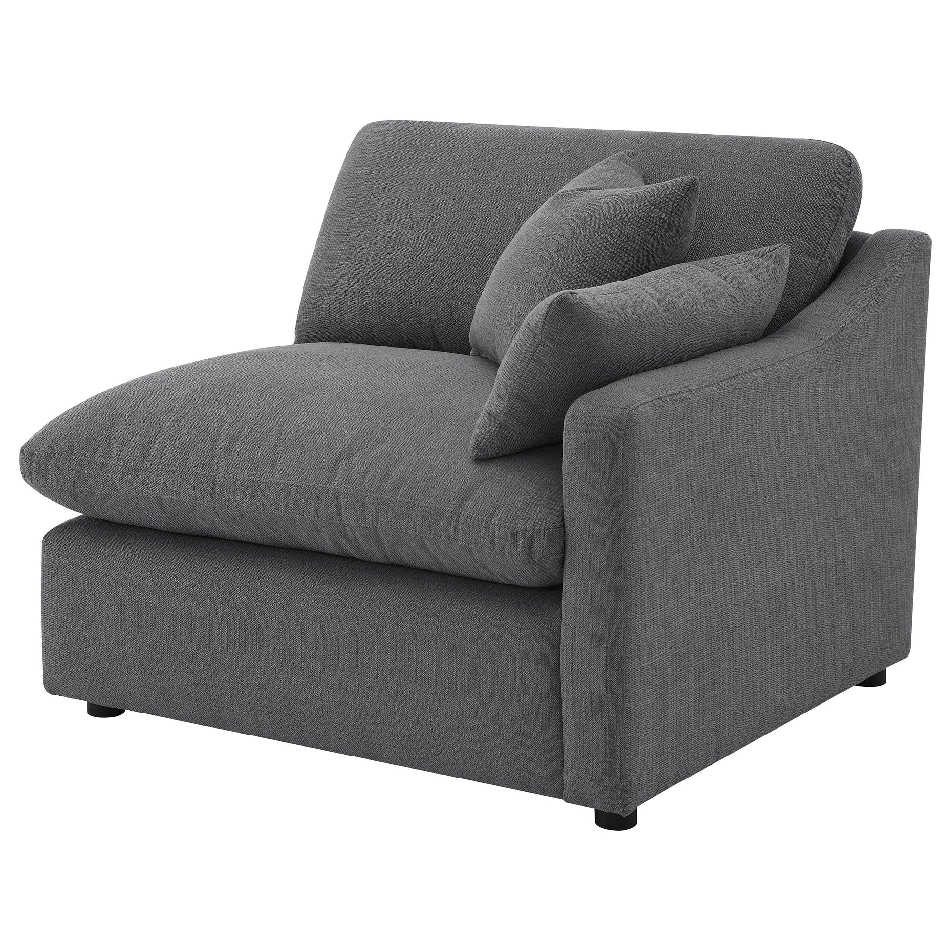 Hobson Upholstered RAF Chair Charcoal