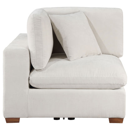 Lakeview 5-piece Upholstered Modular Sectional Sofa Ivory
