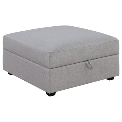 Cambria 4-piece Upholstered Modular Sectional Sofa Grey
