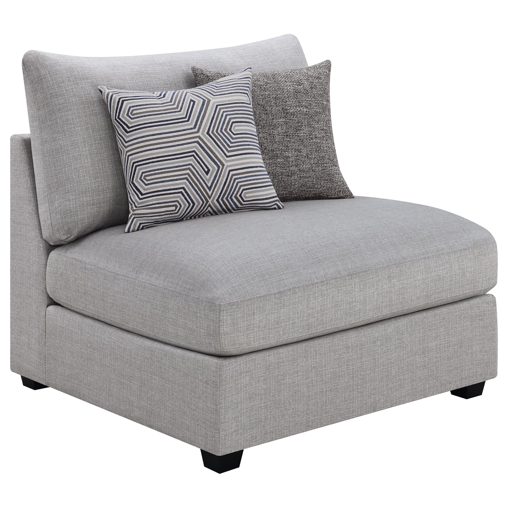 Cambria 6-piece Upholstered Modular Sectional Sofa Grey