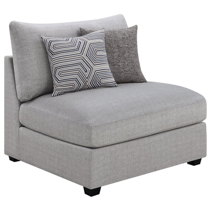 Cambria 6-piece Upholstered Modular Sectional Sofa Grey