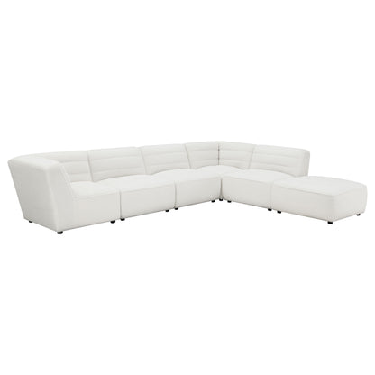 Sunny Upholstered Armless Chair Natural