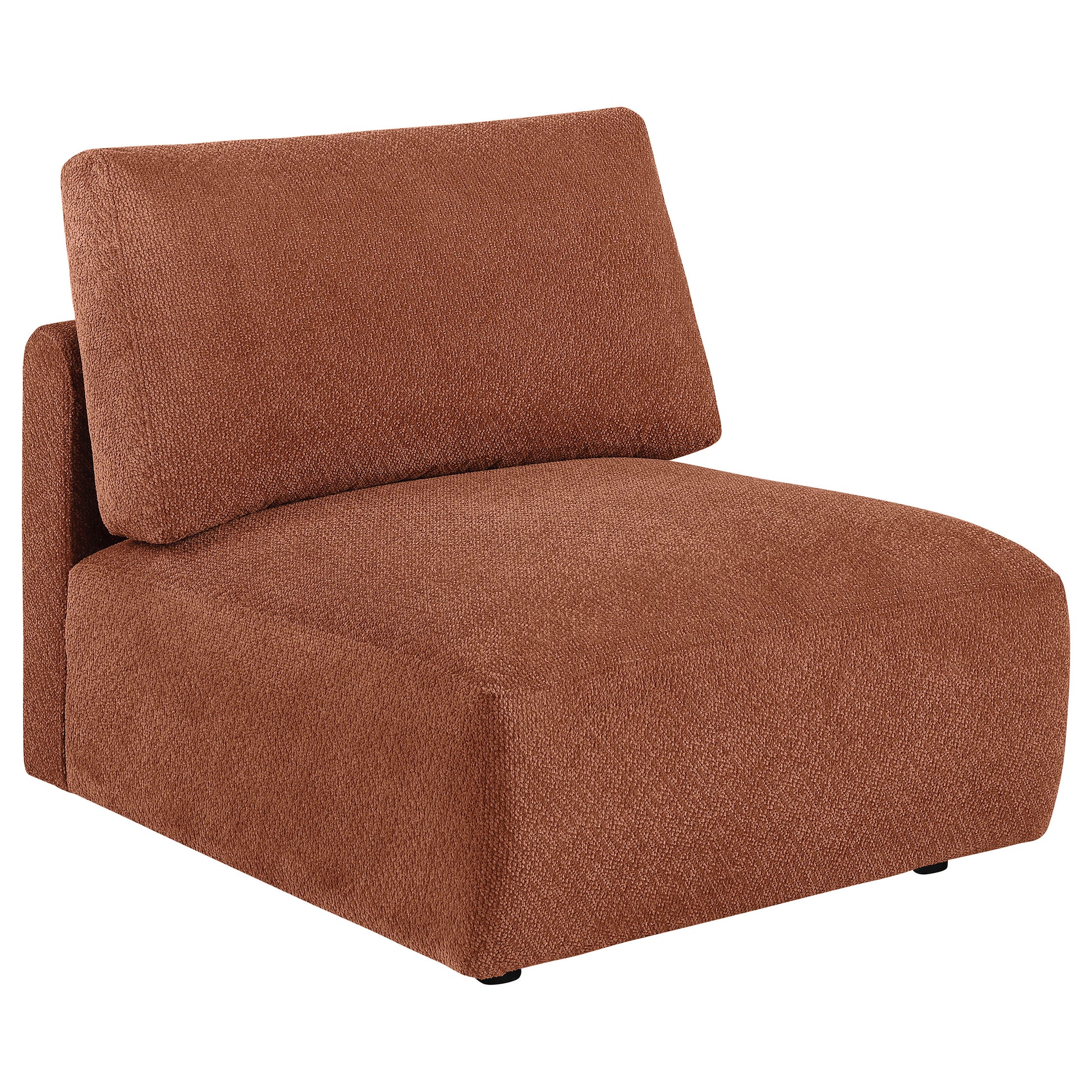 Elysia 6-piece Fabric Upholstered Modular Sectional Sofa Coral