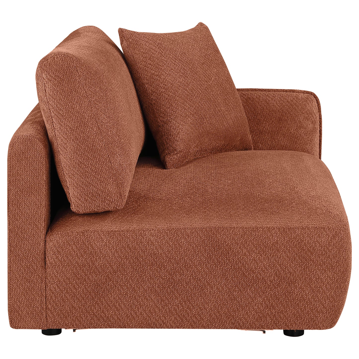 Elysia Fabric Upholstered Modular RAF Chair Coral