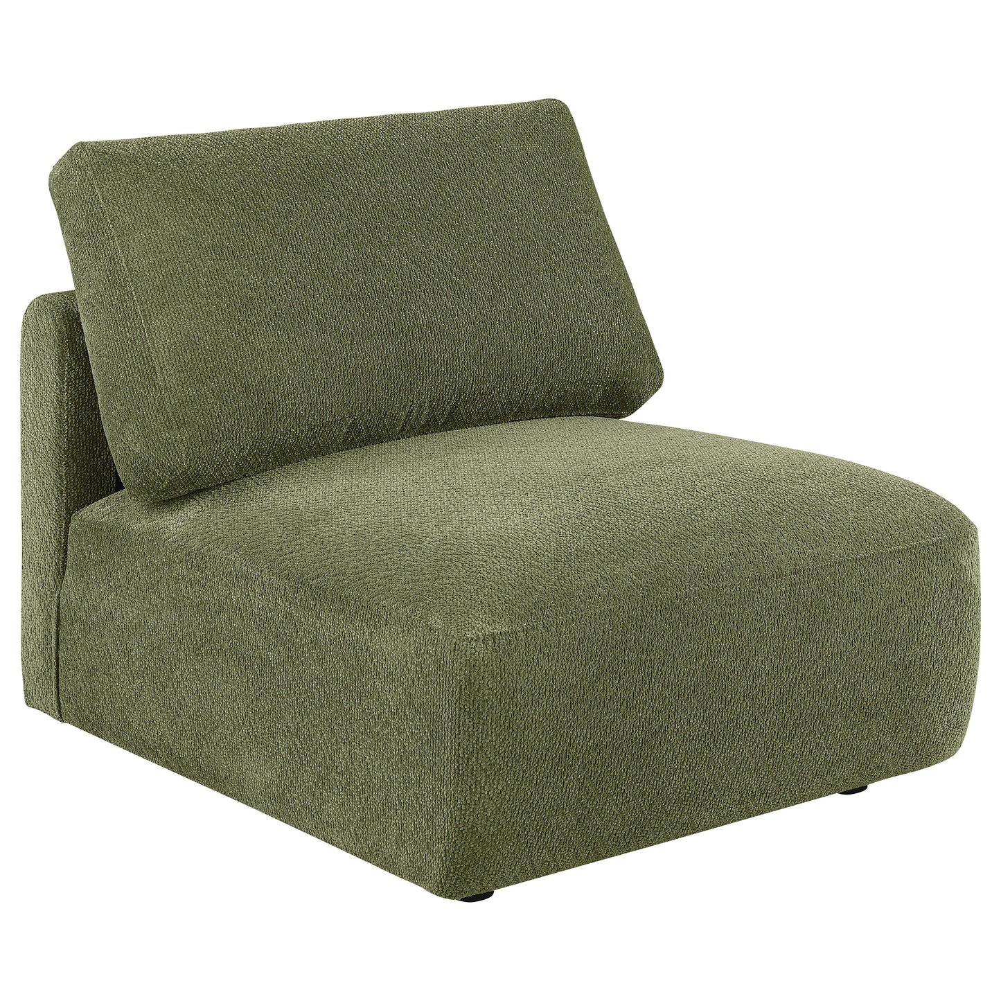 Elysia 6-piece Fabric Upholstered Modular Sectional Sofa Green