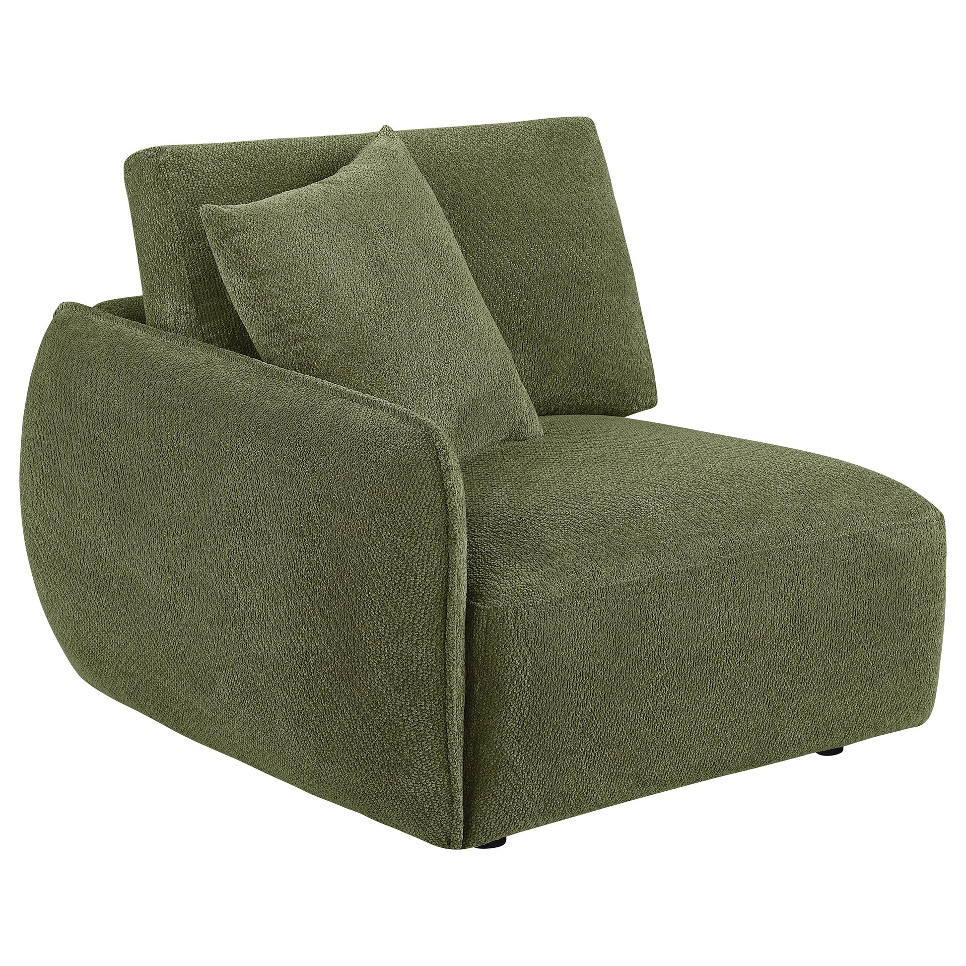 Elysia 6-piece Fabric Upholstered Modular Sectional Sofa Green