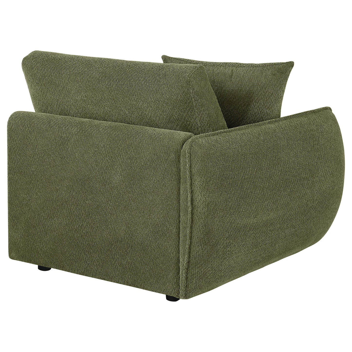 Elysia Fabric Upholstered Modular LAF Chair Green