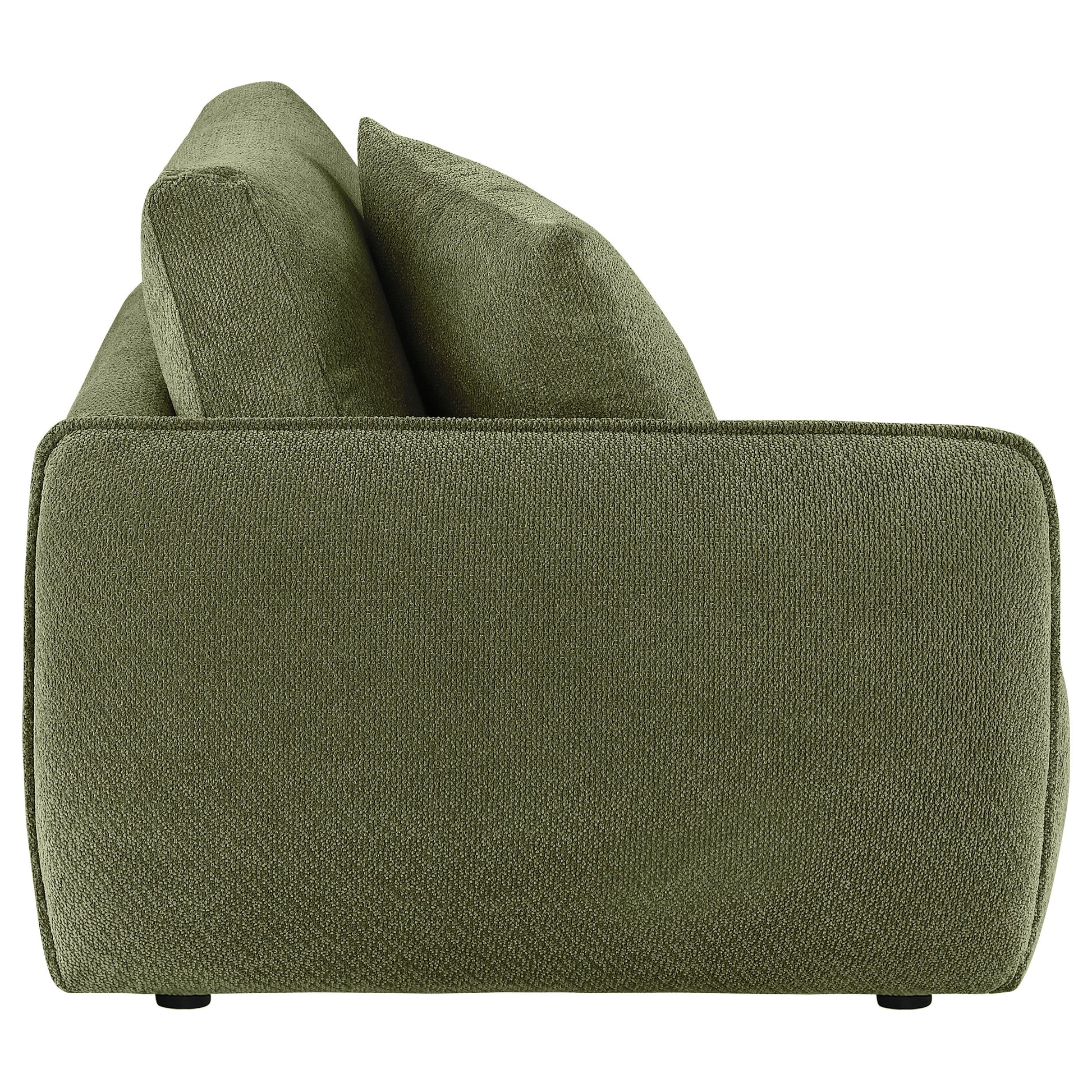 Elysia Fabric Upholstered Modular LAF Chair Green