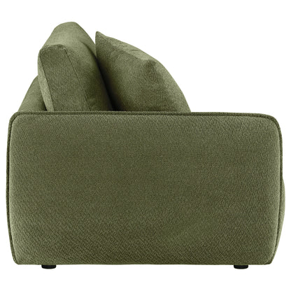 Elysia Fabric Upholstered Modular LAF Chair Green