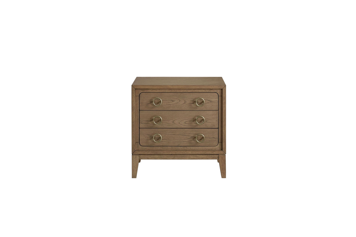 3 Drawer Nightstand With USB - Latte - The Sleep Loft - Online Mattress Showroom NYC
