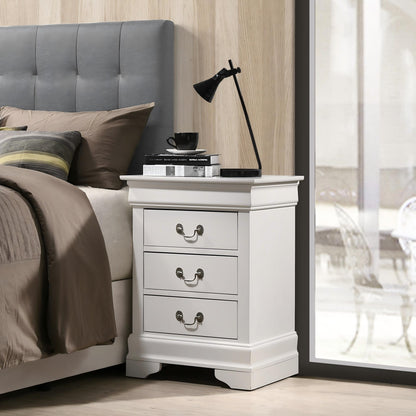 Louis Phillipe - Nightstand - Wood - The Sleep Loft - Online Mattress Showroom NYC