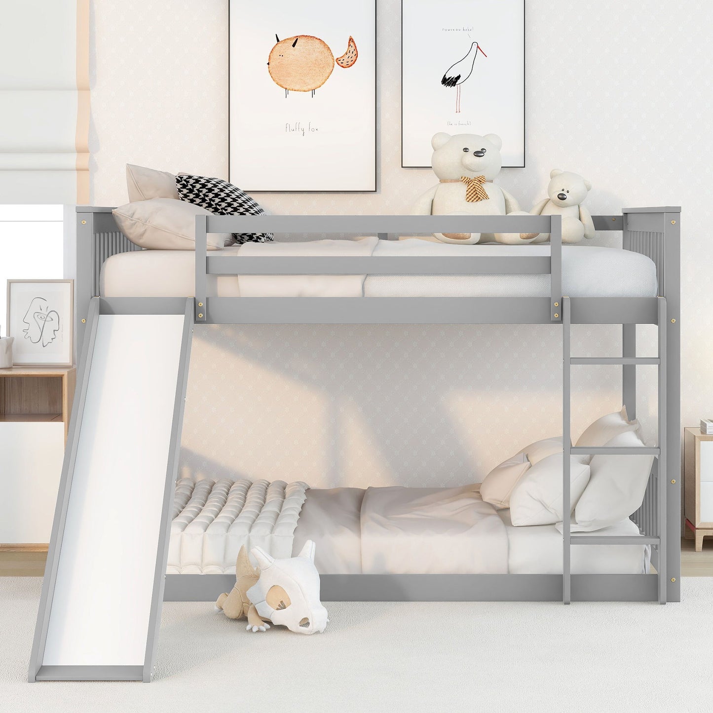 Bunk Bed With Slide And Ladder - The Sleep Loft - Online Mattress Showroom NYC