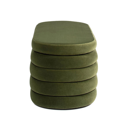 Fuji - Upholstered Oval Storage Bench - The Sleep Loft - Online Mattress Showroom NYC