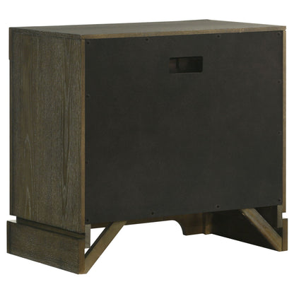 Sundance - 2 Drawer Nightstand - Dark Brown - The Sleep Loft - Online Mattress Showroom NYC