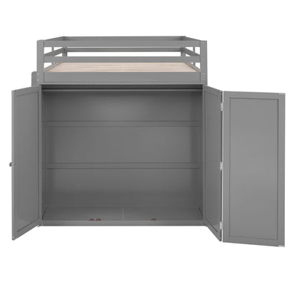 Loft Bed With Drawers, Desk, And Wardrobe - The Sleep Loft - Online Mattress Showroom NYC