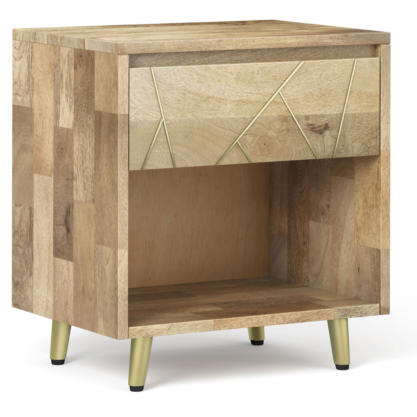 Jager - Bedside Table - Natural - The Sleep Loft - Online Mattress Showroom NYC