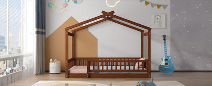 Bed House Bed Frame With Fence - The Sleep Loft - Online Mattress Showroom NYC