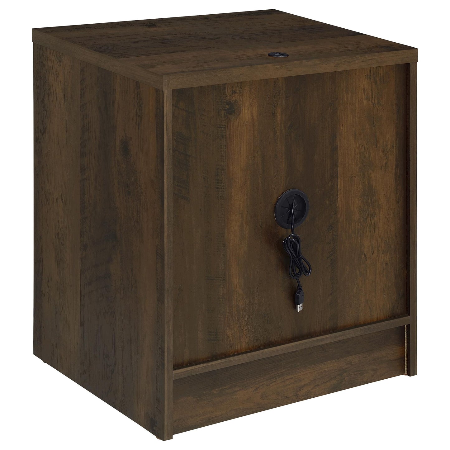Geary - 2 Drawer Nightstand With LED Lights And USB Charging Ports - The Sleep Loft - Online Mattress Showroom NYC