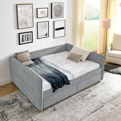 Upholstered Daybed & 2 Drawers - The Sleep Loft - Online Mattress Showroom NYC