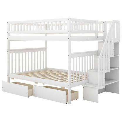 Bunk Bed With Staircase - The Sleep Loft - Online Mattress Showroom NYC