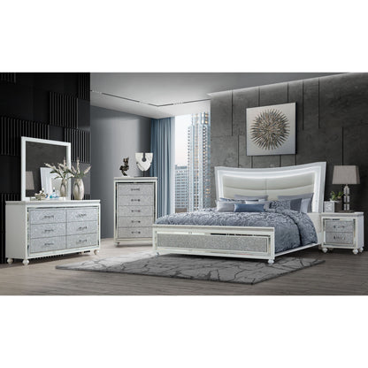 Maloise - Nightstand - White - The Sleep Loft - Online Mattress Showroom NYC