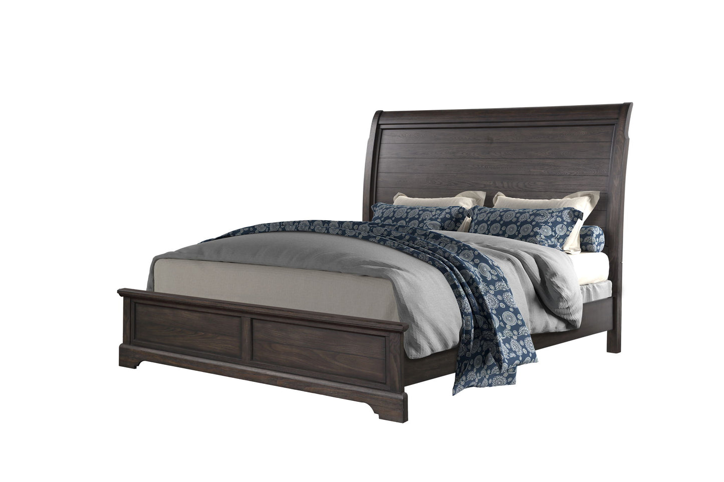 Crafted Sleigh Bed - The Sleep Loft - Online Mattress Showroom NYC