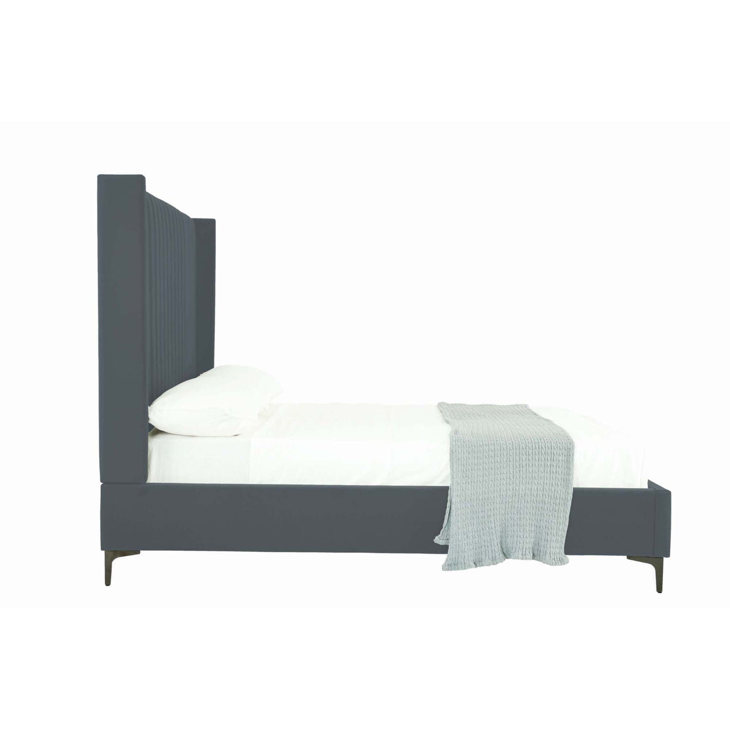 Promenade - Bed With Upholstered Headboard And Slats - The Sleep Loft - Online Mattress Showroom NYC