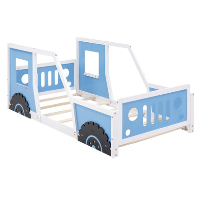 Classic Car Shaped Platform Bed With Wheels - The Sleep Loft - Online Mattress Showroom NYC
