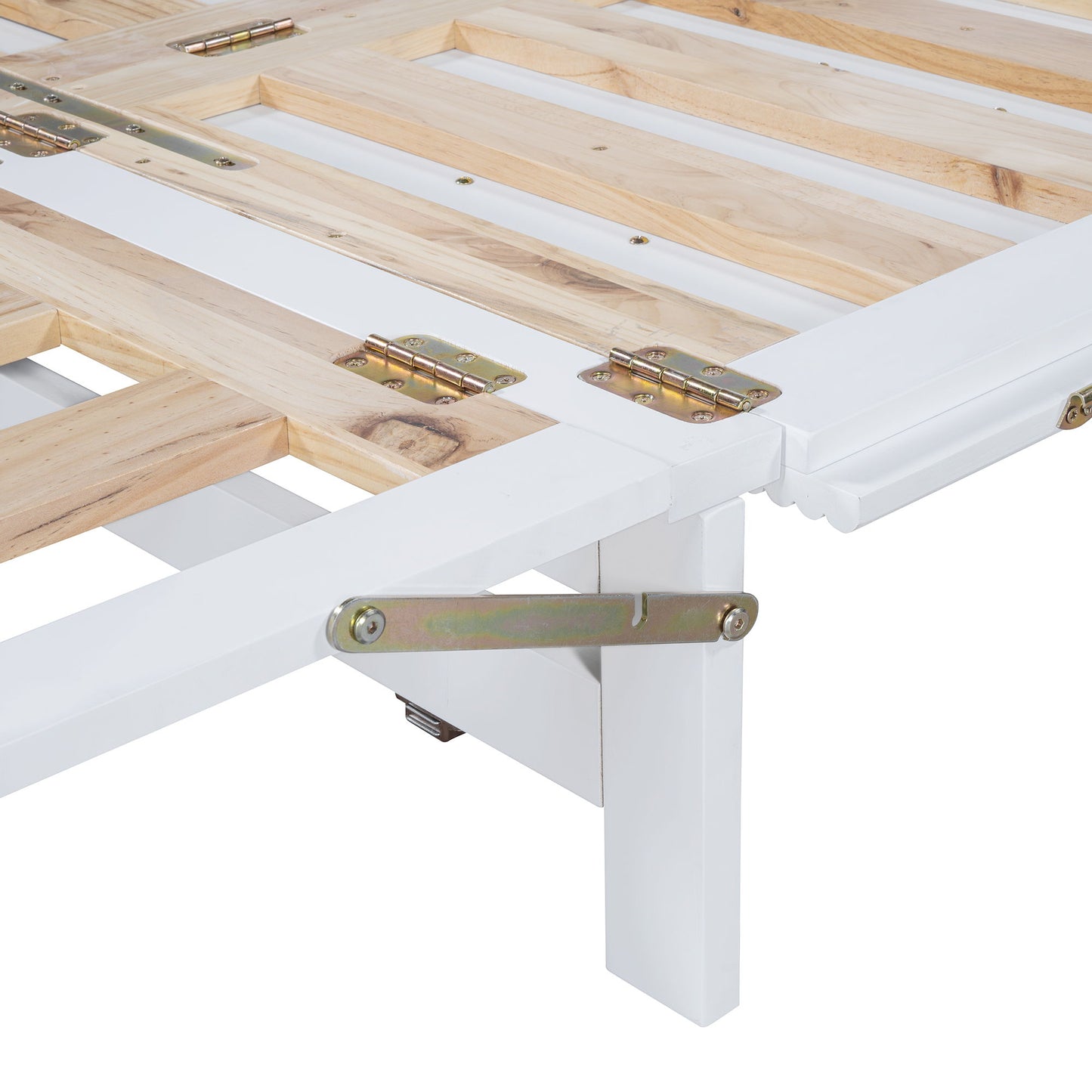 Murphy Bed With Frosted Glass Doors Design, Fake Drawers, Metal Legs - The Sleep Loft - Online Mattress Showroom NYC